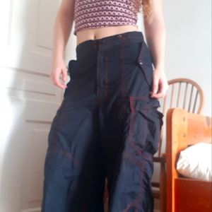 Black and Pink UFO Pants Vintage